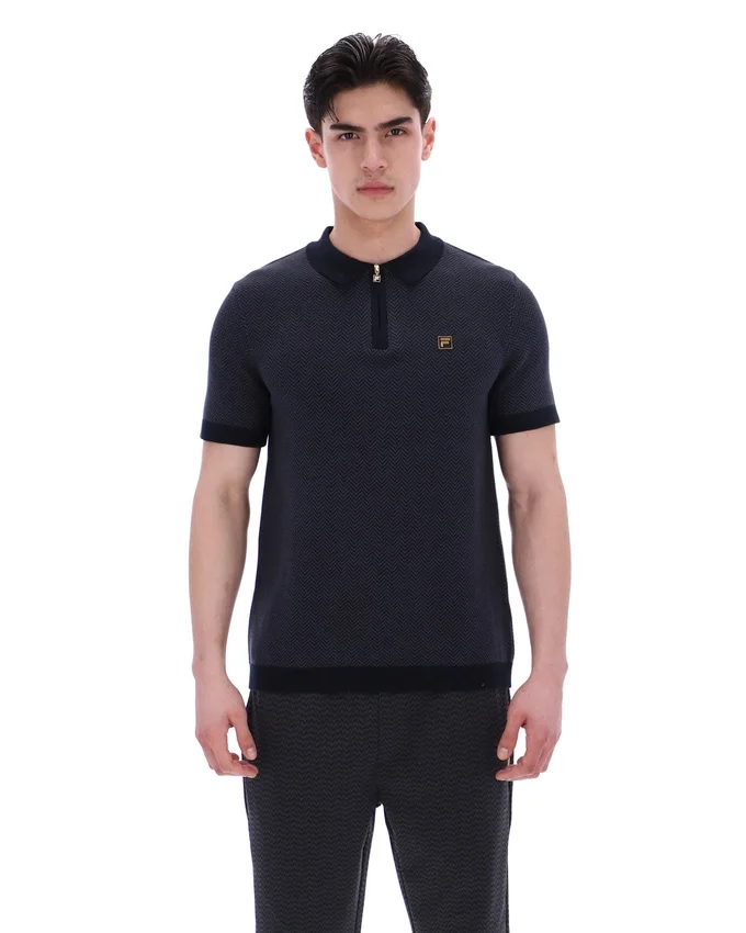 Polo Marty Zip negro