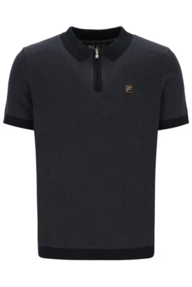 Polo Marty Zip negro
