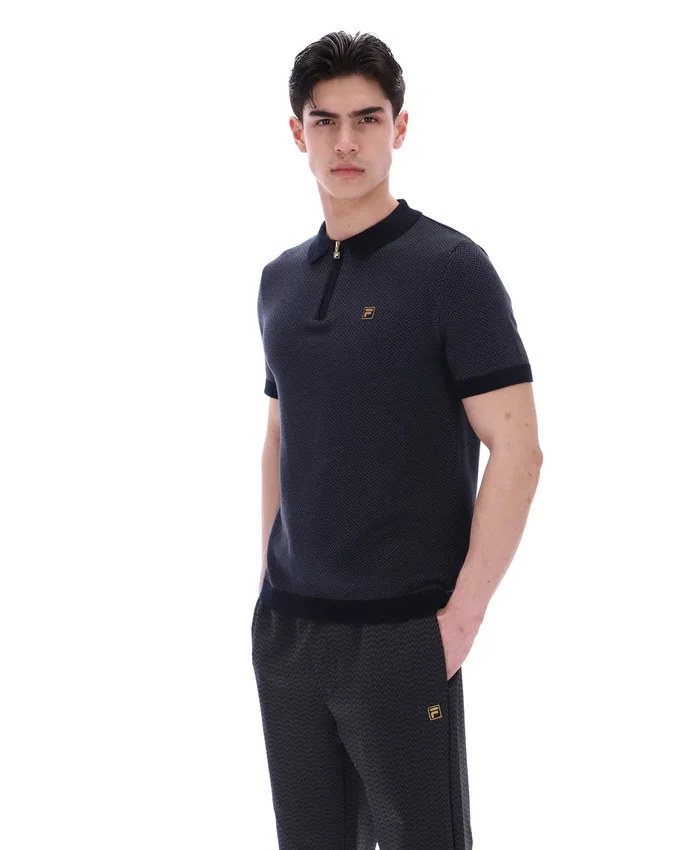 Polo Marty Zip negro