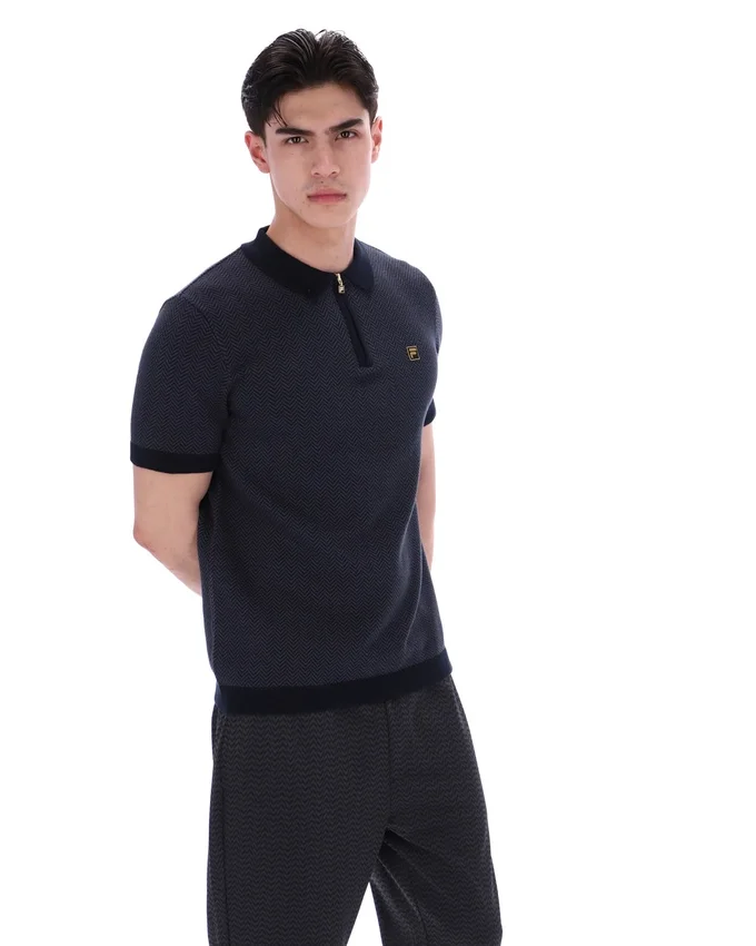 Polo Marty Zip negro