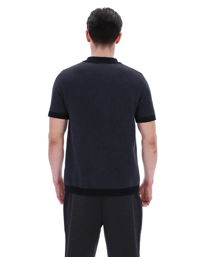 Polo Marty Zip negro