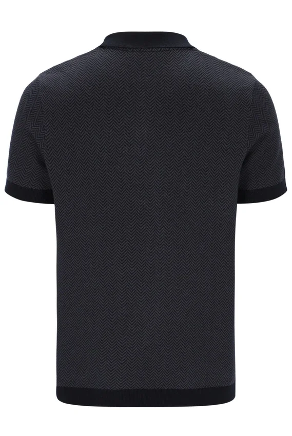 Polo Marty Zip negro