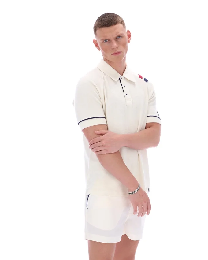 Polo Massimo Terry en color Gardenia