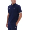 Polo Pablo de Fila en azul deslumbrante con tres botones y ribete