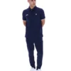 Polo Pablo de Fila en azul deslumbrante con tres botones y ribete