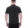Polo Patton con rayas jacquard en negro