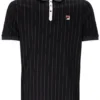 Polo rayado clásico vintage BB1 negro
