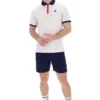Polo rayado clásico vintage Gardenia BB1