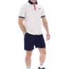Polo rayado clásico vintage Gardenia BB1