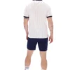 Polo rayado clásico vintage Gardenia BB1