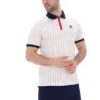 Polo rayado clásico vintage Gardenia BB1