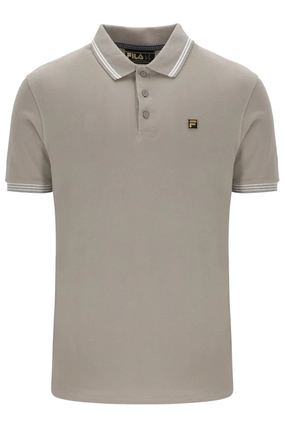 Polo Soren 2 en color caqui vintage con ribetes
