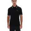 Polo Soren 2 negro con ribetes