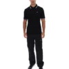 Polo Soren 2 negro con ribetes