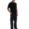 Polo Soren 2 negro con ribetes