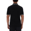 Polo Soren 2 negro con ribetes