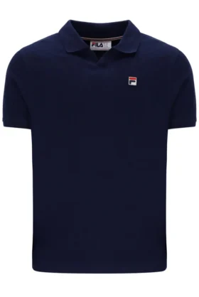 Polo texturizado Tristiano azul marino de Fila