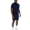 Polo texturizado Tristiano azul marino de Fila