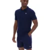 Polo texturizado Tristiano azul marino de Fila