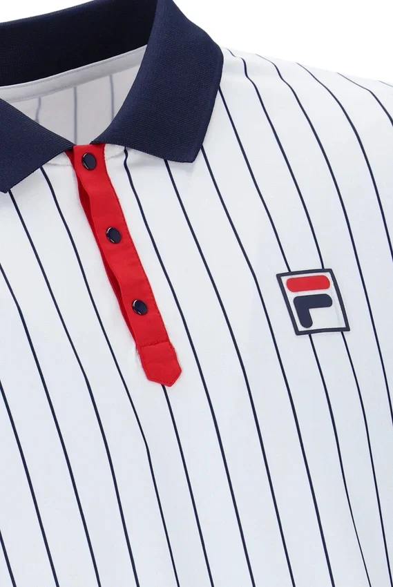 Polo Traditional Borg blanco para hombre