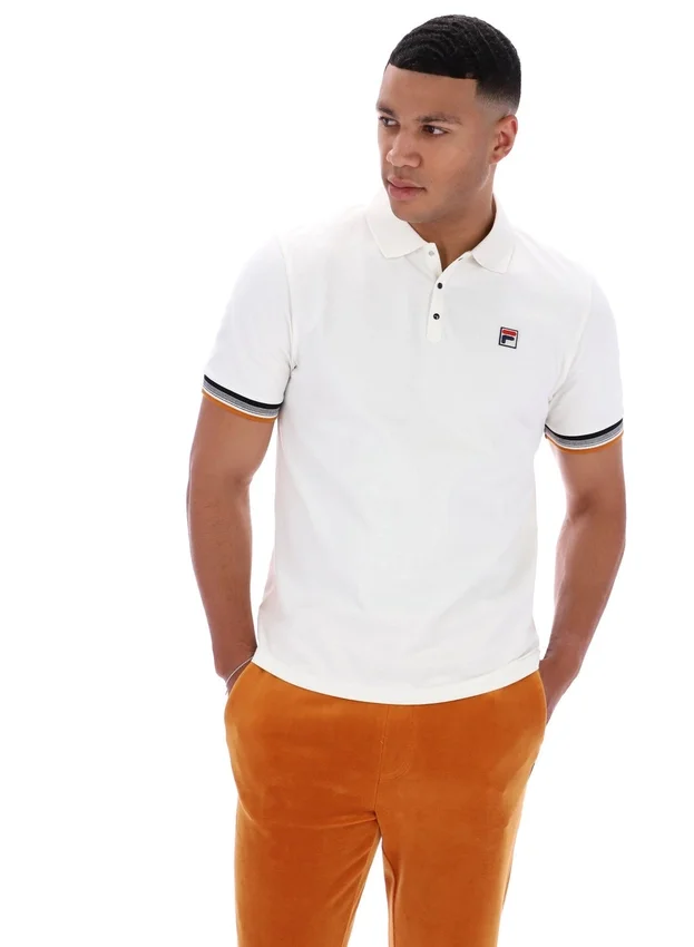 Polo Zev con detalle de puños en color Gardenia