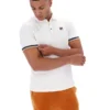 Polo Zev con detalle de puños en color Gardenia
