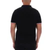 Polo Zev negro con detalle en los puños