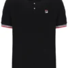 Polo Zev negro con detalle en los puños