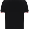 Polo Zev negro con detalle en los puños