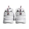 Ray VNTG: tenis gruesos en blanco/plateado