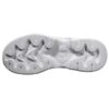 Ray VNTG: tenis gruesos en blanco/plateado