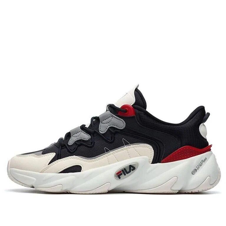 Retro Runner «Negro Rojo»