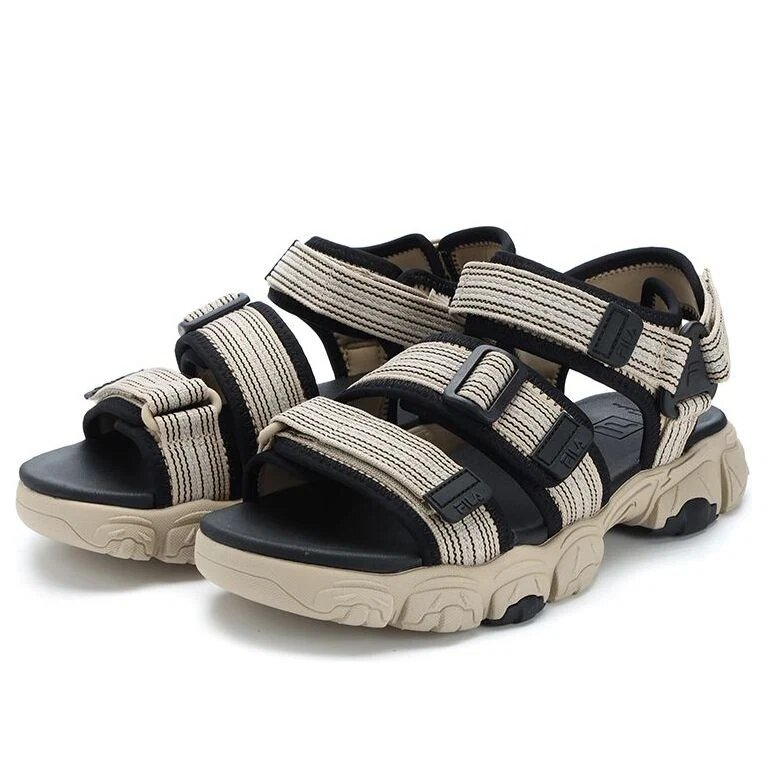 Sandalia Fluid «Negro Marrón»