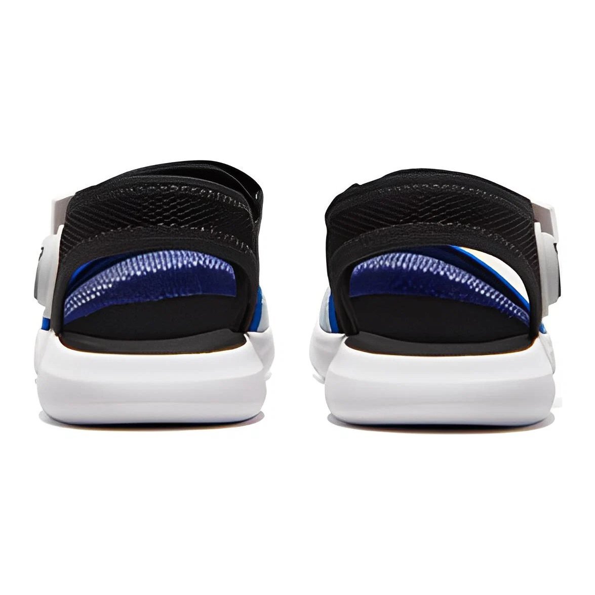 Sandalias casuales de estilo de vida «Negro Azul»