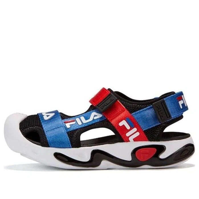 Sandalias clásicas «Negro, azul y rojo»