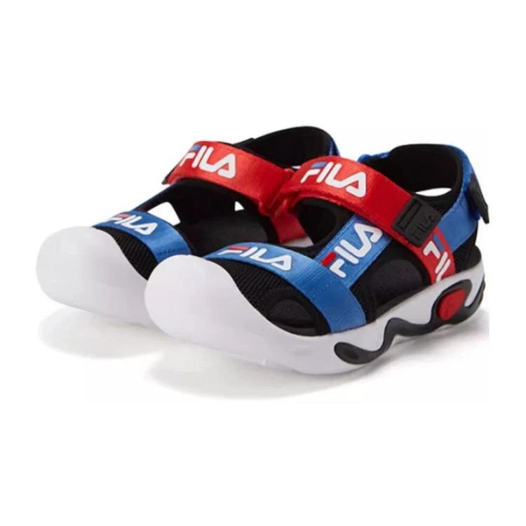 Sandalias clásicas «Negro, azul y rojo»