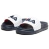 Sandalias de cuña Azul/Blanco