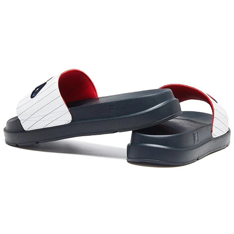 Sandalias de cuña Azul/Blanco