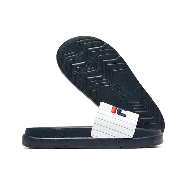 Sandalias de cuña Azul/Blanco