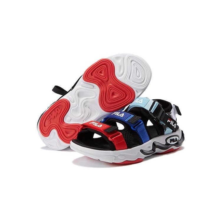Sandalias de estilo de vida «Negro, azul y rojo»