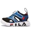 Sandalias deportivas «Azul, negro, blanco»