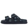 Sandalias Lucia «Negro y verde azulado»