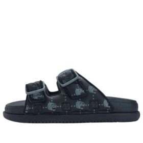 Sandalias Lucia «Negro y verde azulado»