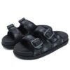 Sandalias Lucia «Negro y verde azulado»