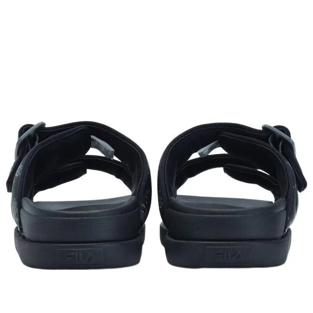 Sandalias Lucia «Negro y verde azulado»