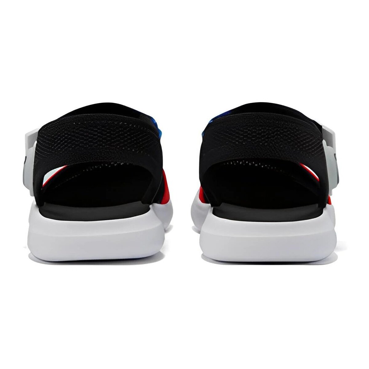 Sandalias planas casuales «Negro, Rojo, Azul»