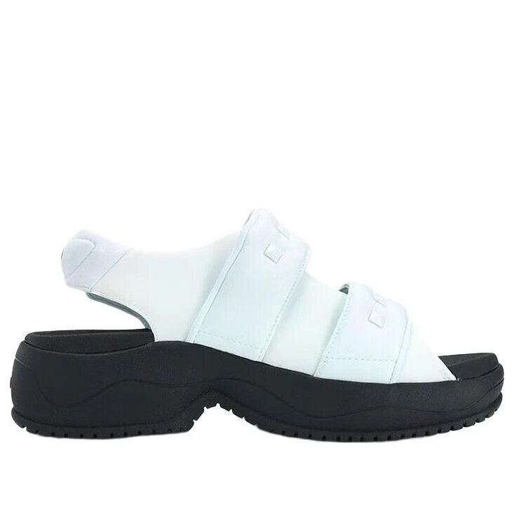 Sandalias Puff «Blanco Negro»