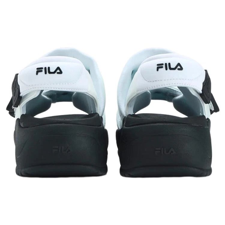 Sandalias Puff «Blanco Negro»
