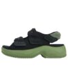 Sandalias Puff «Negro Verde»