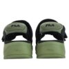 Sandalias Puff «Negro Verde»